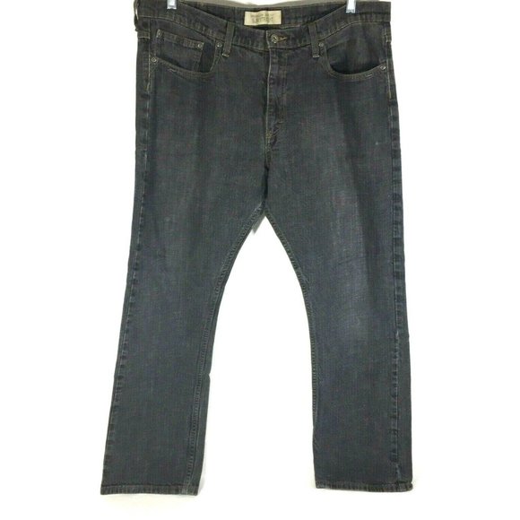 Wrangler Men's Slim Fit Straight Leg Black Jeans Size 38 X 30, Flex Dist… - Picture 2 of 9
